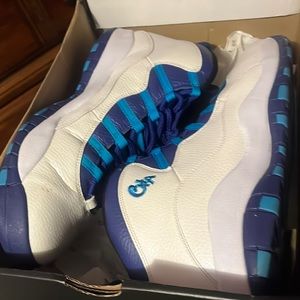 Air Jordan retro 10size 13, white blue
